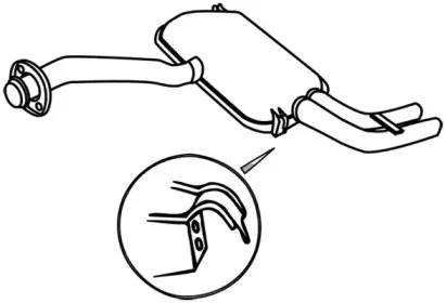 Глушитель выхлопных газов конечный FONOS купить
