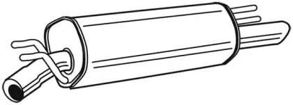 Глушитель выхлопных газов конечный FONOS купить