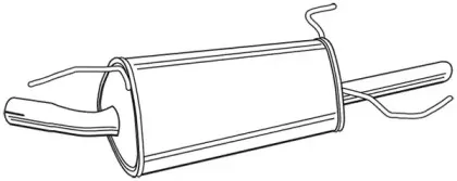 Глушитель выхлопных газов конечный FONOS купить