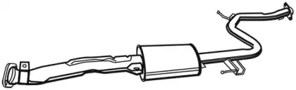 Средний глушитель выхлопных газов FONOS купить