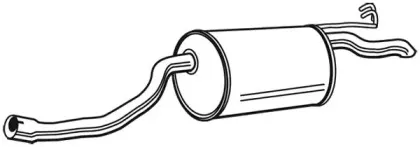 Глушитель выхлопных газов конечный FONOS купить