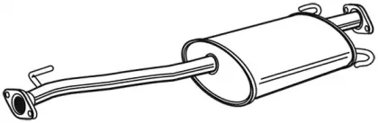 Средний глушитель выхлопных газов FONOS купить