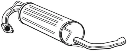 Глушитель выхлопных газов конечный FONOS купить