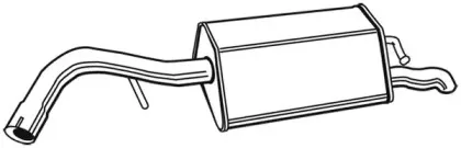 Глушитель выхлопных газов конечный FONOS купить