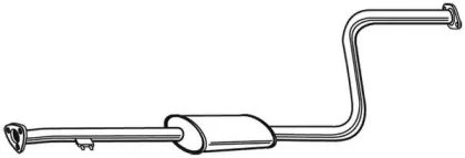 Средний глушитель выхлопных газов FONOS купить