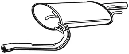 Глушитель выхлопных газов конечный FONOS купить