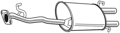 Средний глушитель выхлопных газов FONOS купить