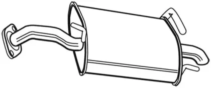 Глушитель выхлопных газов конечный FONOS купить