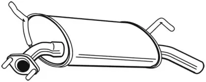 Глушитель выхлопных газов конечный FONOS купить