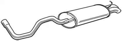 Глушитель выхлопных газов конечный FONOS купить