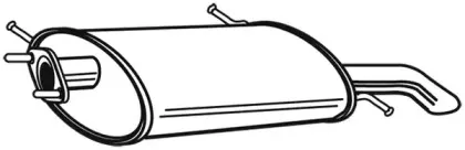 Глушитель выхлопных газов конечный FONOS купить