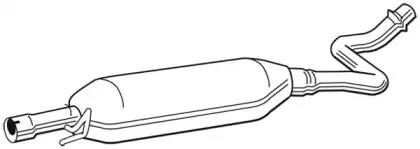 Средний глушитель выхлопных газов FONOS купить