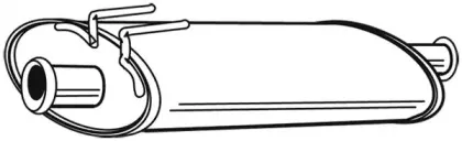 Средний глушитель выхлопных газов FONOS купить