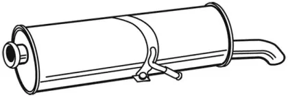 Глушитель выхлопных газов конечный FONOS купить