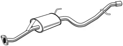Глушитель выхлопных газов конечный FONOS купить