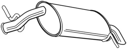 Глушитель выхлопных газов конечный FONOS купить