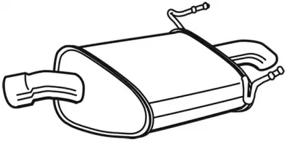 Глушитель выхлопных газов конечный FONOS купить