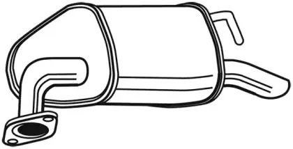 Глушитель выхлопных газов конечный FONOS купить