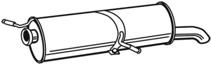 Глушитель выхлопных газов конечный FONOS купить