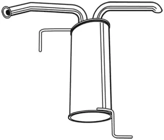Глушитель выхлопных газов конечный FONOS купить