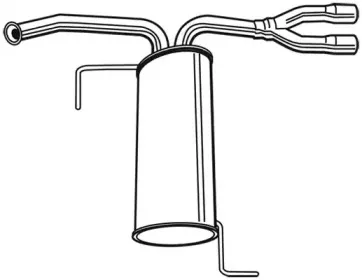 Глушитель выхлопных газов конечный FONOS купить