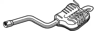 Глушитель выхлопных газов конечный FONOS купить