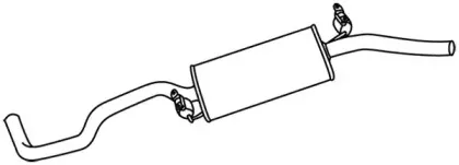 Глушитель выхлопных газов конечный FONOS купить