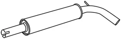 Средний глушитель выхлопных газов FONOS купить