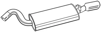 Глушитель выхлопных газов конечный FONOS купить