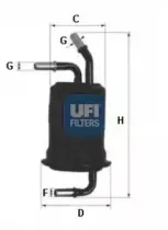 Топливный фильтр UFI купить
