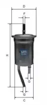 Топливный фильтр UFI купить