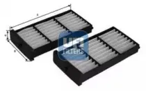 Фильтр, воздух во внутренном пространстве UFI купить