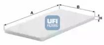 Фильтр, воздух во внутренном пространстве UFI купить