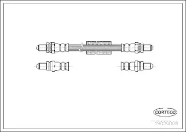 Тормозной шланг CORTECO купить