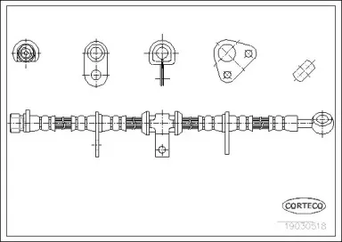 Тормозной шланг CORTECO купить