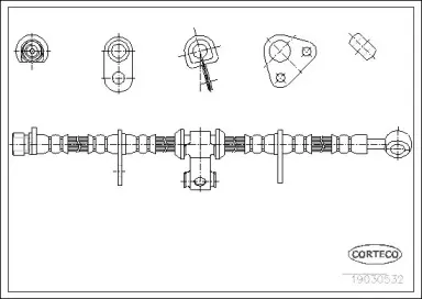 Тормозной шланг CORTECO купить