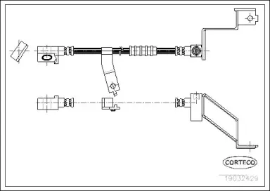 Тормозной шланг CORTECO купить