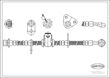 Тормозной шланг CORTECO купить