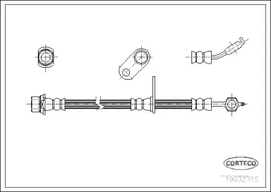 Тормозной шланг CORTECO купить