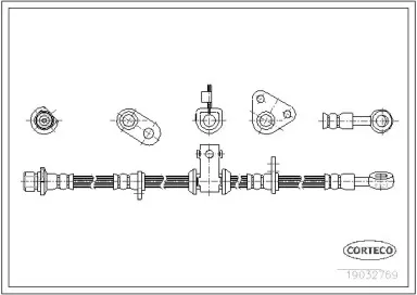 Тормозной шланг CORTECO купить