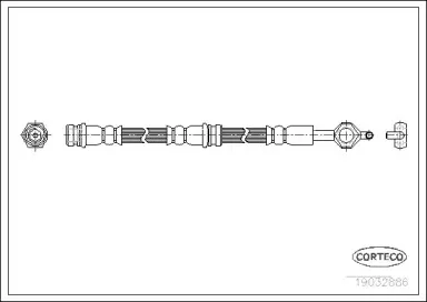 Тормозной шланг CORTECO купить