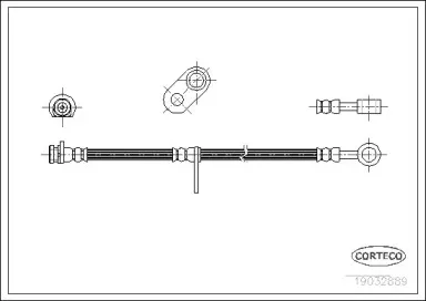 Тормозной шланг CORTECO купить