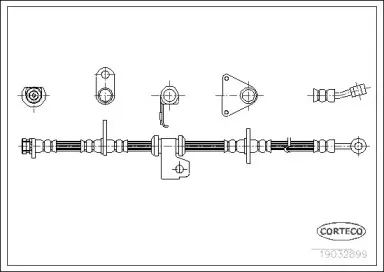 Тормозной шланг CORTECO купить