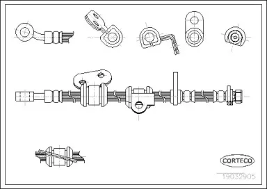 Тормозной шланг CORTECO купить