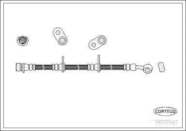 Тормозной шланг CORTECO купить