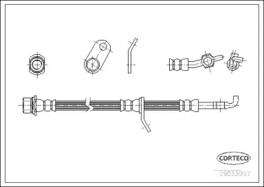 Тормозной шланг CORTECO купить