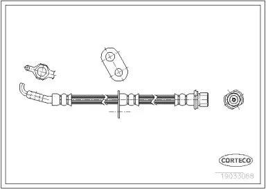 Тормозной шланг CORTECO купить