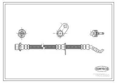 Тормозной шланг CORTECO купить