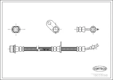 Тормозной шланг CORTECO купить