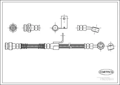 Тормозной шланг CORTECO купить